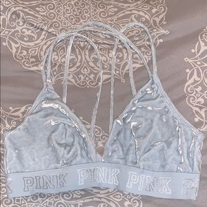 Velvet blue bralette